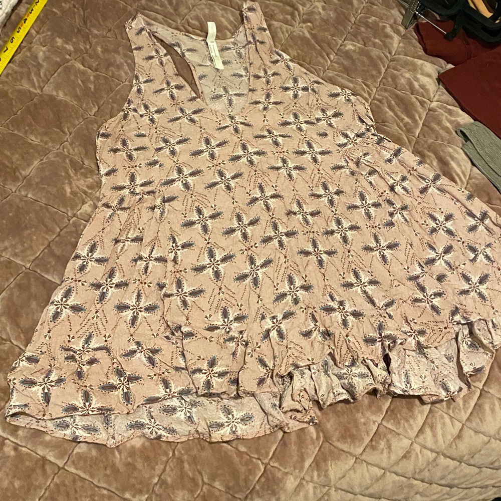 Free People Blush Patterned Tank